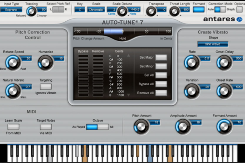 antares autotune evo settings for future vocals