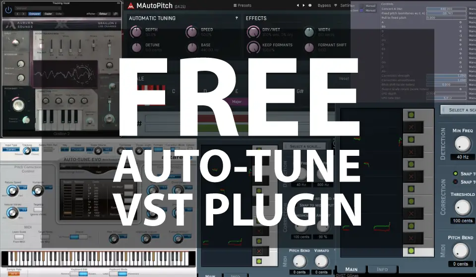Free Auto-Tune VST/AU Plugins